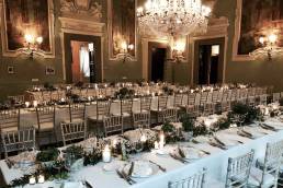 Palazzo Ximènes Panciatichi Sala da Ballo Cena di Matrimonio con Tavoli Imperiali uai Firenze Palazzo Ximenes